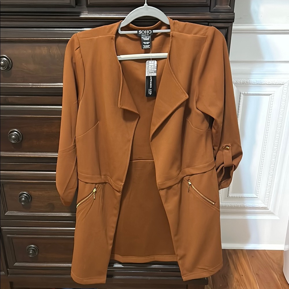 SOHO Women's Tan Jacket